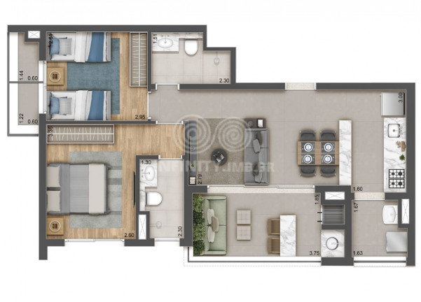 Imagem Apartamento com 2 Quartos à Venda, 67 m² em Vila Clementino - São Paulo