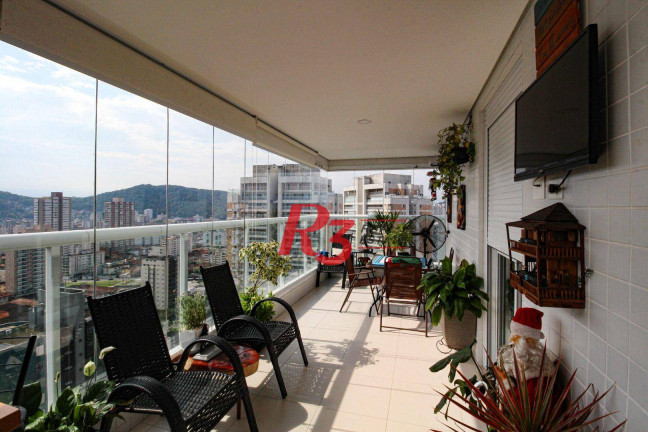 Imagem Apartamento com 3 Quartos à Venda, 134 m² em Gonzaga - Santos