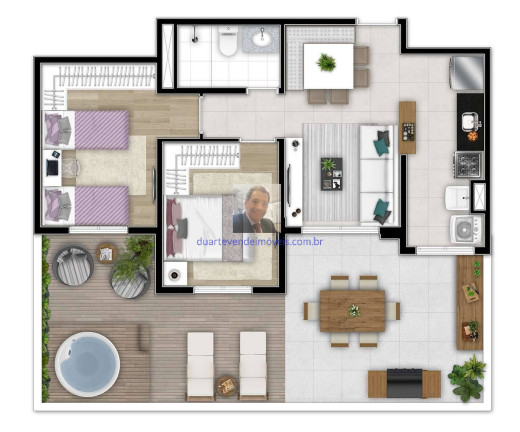 Apartamento com 2 Quartos à Venda, 85 m² em Barueri