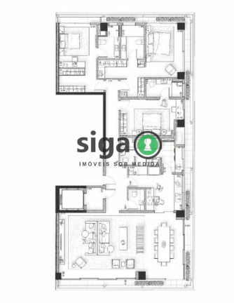 Imagem Apartamento com 3 Quartos à Venda, 250 m² em Itaim Bibi - São Paulo Imagem Apartamento com 3 Quartos à Venda, 250 m² em Itaim Bibi - São Paulo