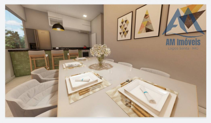 Imagem Casa de Condomínio com 4 Quartos à Venda, 262 m² em Condomínio Trilhas Do Sol - Lagoa Santa