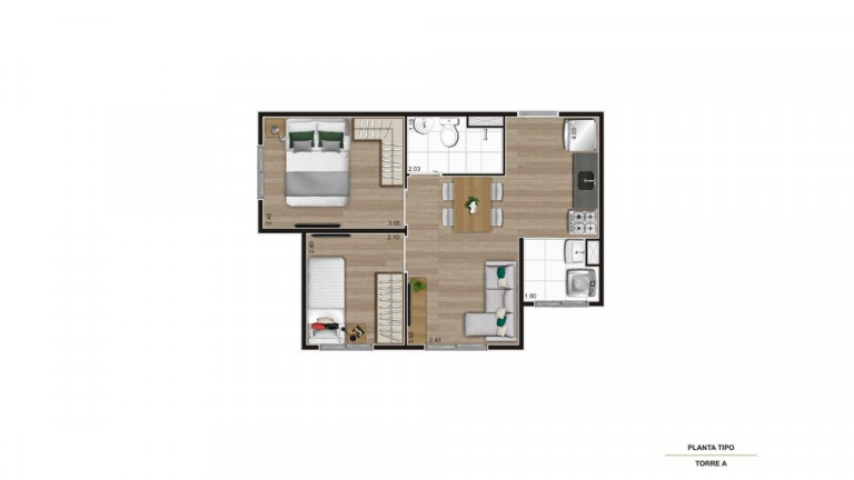Imagem Apartamento com 2 Quartos à Venda, 34 m² em Cidade Patriarca - São Paulo
