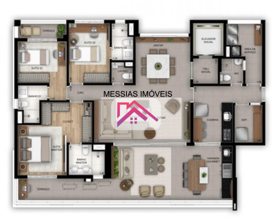 Imagem Imóvel com 3 Quartos à Venda, 160 m² em Vila Olímpia - São Paulo