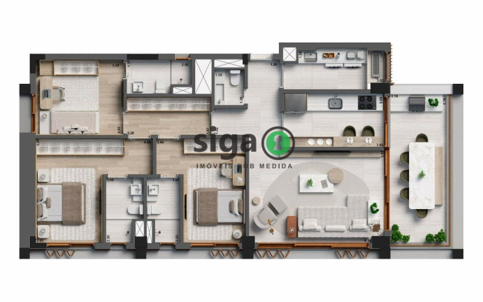 Imagem Apartamento com 3 Quartos à Venda, 132 m² em Jardim Paulista - São Paulo Imagem Apartamento com 3 Quartos à Venda, 132 m² em Jardim Paulista - São Paulo