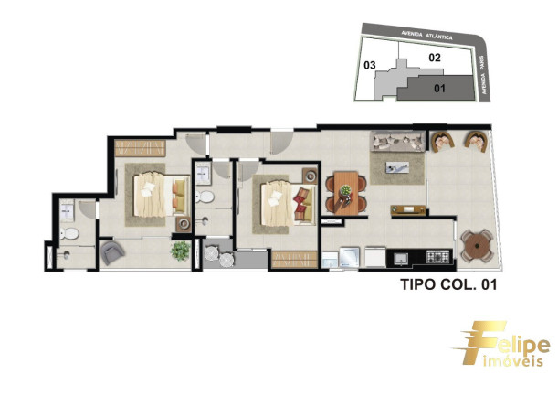 Imagem Imóvel com 2 Quartos à Venda, 67 m² em Praia Do Morro - Guarapari Imagem Imóvel com 2 Quartos à Venda, 67 m² em Praia Do Morro - Guarapari