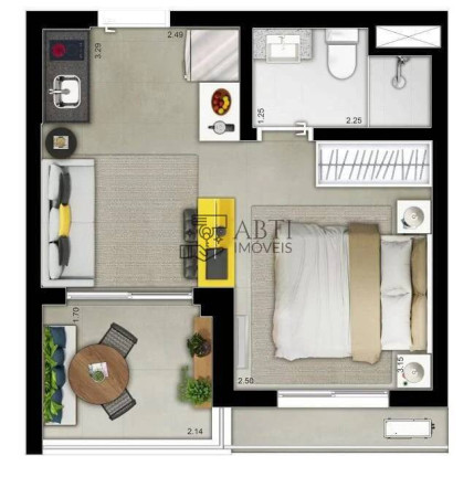 Imagem Apartamento com 1 Quarto à Venda, 65 m² em Chácara Inglesa - São Paulo