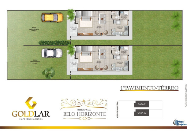 Imagem Casa com 2 Quartos à Venda, 85 m² em Santa Mônica - Guarapari
