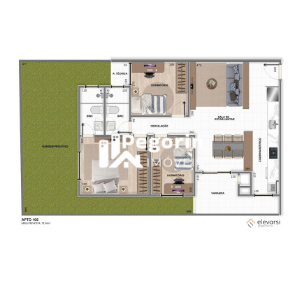 Imagem Apartamento com 3 Quartos à Venda, 75 m² em Centro - Pinhais Imagem Apartamento com 3 Quartos à Venda, 75 m² em Centro - Pinhais