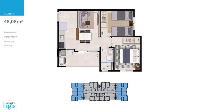 Imagem Imóvel com 2 Quartos à Venda, 48 m² em Parque Dos Lagos - Ribeirão Preto Imagem Imóvel com 2 Quartos à Venda, 48 m² em Parque Dos Lagos - Ribeirão Preto