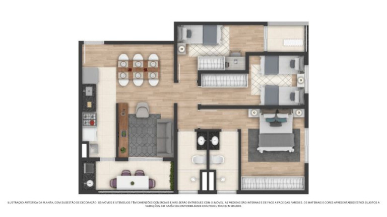 Imagem Apartamento com 2 Quartos à Venda, 51 m² em Vila Carvalho - Sorocaba Imagem Apartamento com 2 Quartos à Venda, 51 m² em Vila Carvalho - Sorocaba