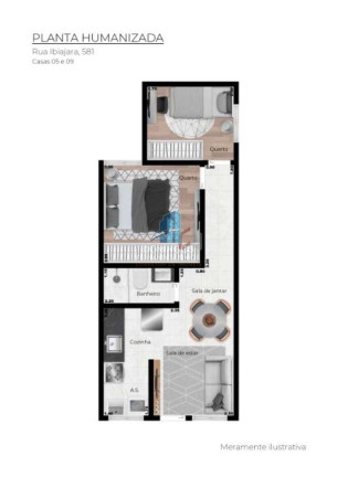 Imagem Apartamento com 2 Quartos à Venda, 35 m² em Parada Xv De Novembro - São Paulo