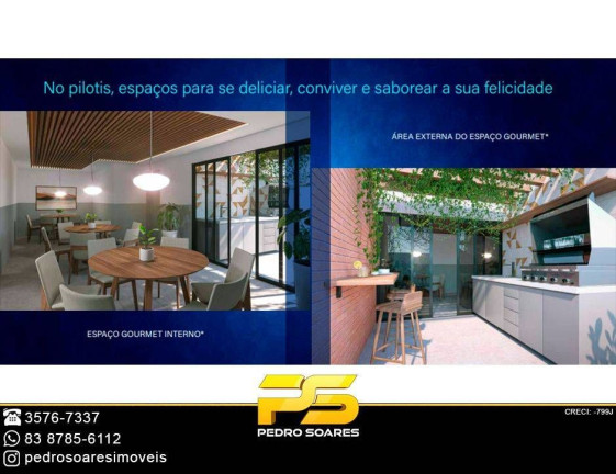 Imagem Apartamento com 2 Quartos à Venda, 55 m² em Portal Do Sol - João Pessoa