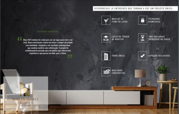 Imagem Apartamento com 1 Quarto à Venda, 40 m²