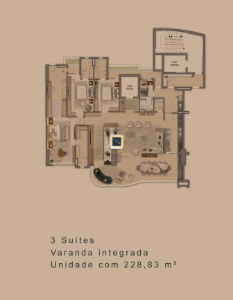 Imagem Apartamento com 3 Quartos à Venda, 228 m² em Cocó - Fortaleza Imagem Apartamento com 3 Quartos à Venda, 228 m² em Cocó - Fortaleza