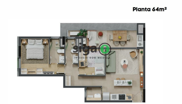 Imagem Apartamento com 2 Quartos à Venda, 64 m² em Vila Ipojuca - São Paulo Imagem Apartamento com 2 Quartos à Venda, 64 m² em Vila Ipojuca - São Paulo