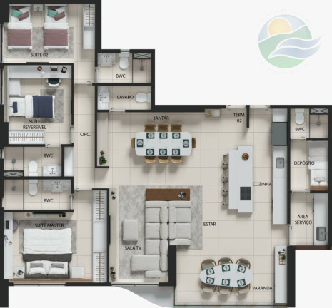 Imagem Apartamento com 4 Quartos à Venda, 131 m² em Boa Viagem - Recife