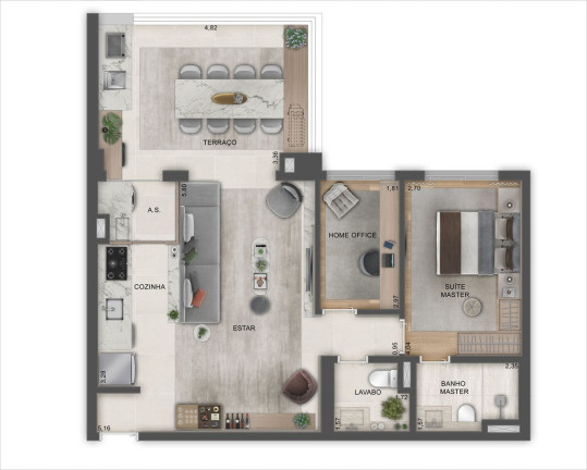 Imagem Imóvel com 3 Quartos à Venda, 109 m² em água Branca - São Paulo
