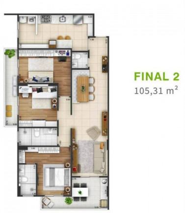 Imagem Apartamento com 3 Quartos à Venda, 105 m² em Guilhermina - Praia Grande Imagem Apartamento com 3 Quartos à Venda, 105 m² em Guilhermina - Praia Grande