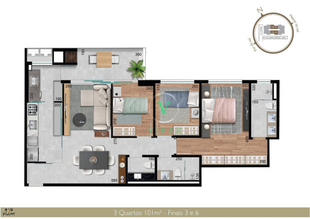 Imagem Apartamento com 2 Quartos à Venda, 101 m² em Cabral - Curitiba Imagem Apartamento com 2 Quartos à Venda, 101 m² em Cabral - Curitiba