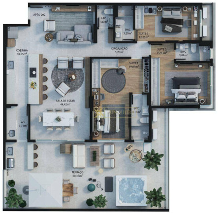 Imagem Apartamento com 1 Quarto à Venda, 40 m² em Estreito - Florianópolis Imagem Apartamento com 1 Quarto à Venda, 40 m² em Estreito - Florianópolis