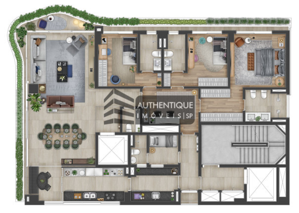 Imagem Apartamento com 3 Quartos à Venda, 201 m² em Jardins - São Paulo Imagem Apartamento com 3 Quartos à Venda, 201 m² em Jardins - São Paulo