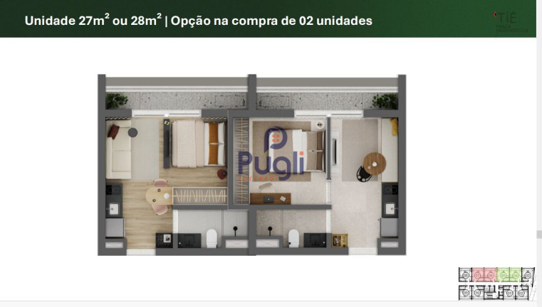 Imagem Apartamento com 1 Quarto à Venda, 27 m² em Consolação - São Paulo