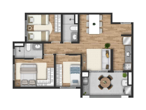 Imagem Apartamento com 2 Quartos à Venda, 46 m² em Santo Amaro - São Paulo Imagem Apartamento com 2 Quartos à Venda, 46 m² em Santo Amaro - São Paulo