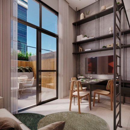 Imagem Apartamento com 1 Quarto à Venda, 22 m² em Alto Da Glória - Curitiba