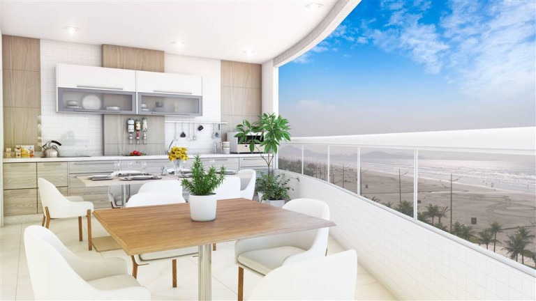 Imagem Apartamento com 2 Quartos à Venda, 71 m² em Caiçara - Praia Grande