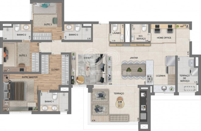 Imagem Apartamento com 4 Quartos à Venda, 130 m² em Mooca - São Paulo