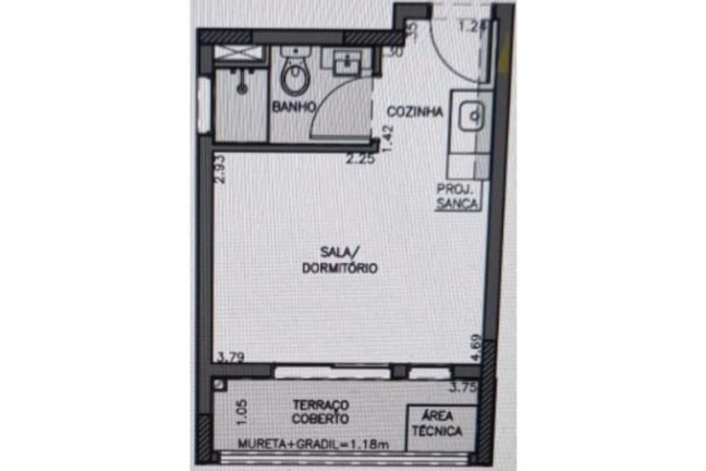Imagem Loft com 1 Quarto à Venda, 25 m² em água Branca - São Paulo