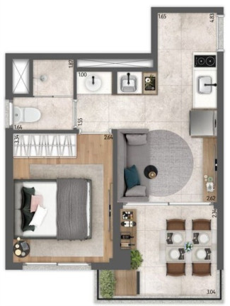 Imagem Apartamento com 2 Quartos à Venda, 39 m² em Vila Mariana - São Paulo