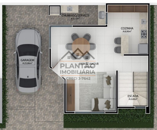 Imagem Sobrado com 3 Quartos à Venda, 124 m² em Bairro Alto - Curitiba