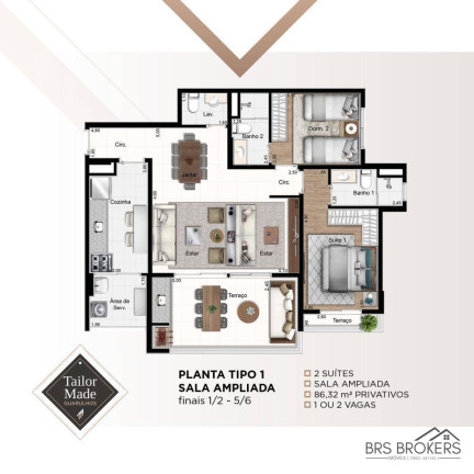 Imagem Apartamento com 2 Quartos à Venda, 70 m² em Vila Progresso - Guarulhos