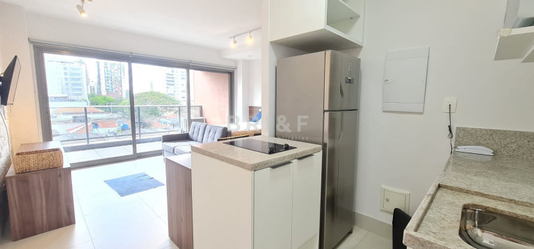Imagem Apartamento com 1 Quarto para Alugar, 40 m² em Brooklin - São Paulo