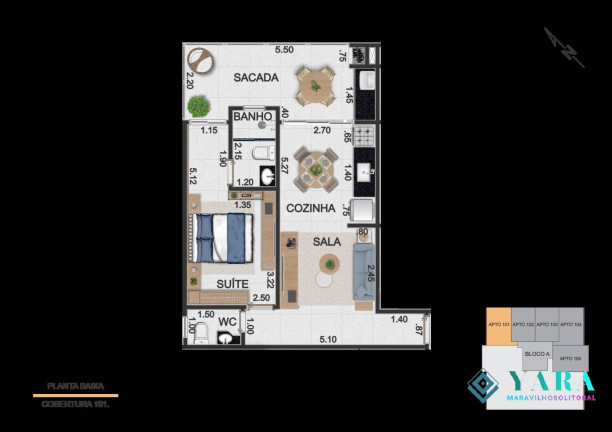 Imagem Apartamento com 1 Quarto à Venda, 56 m² em Itaguá - Ubatuba Imagem Apartamento com 1 Quarto à Venda, 56 m² em Itaguá - Ubatuba