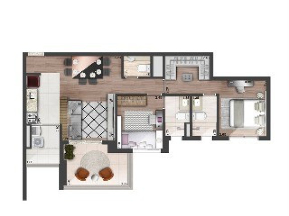 Imagem Imóvel com 3 Quartos à Venda, 137 m² em Chácara Santo Antonio - São Paulo Imagem Imóvel com 3 Quartos à Venda, 137 m² em Chácara Santo Antonio - São Paulo