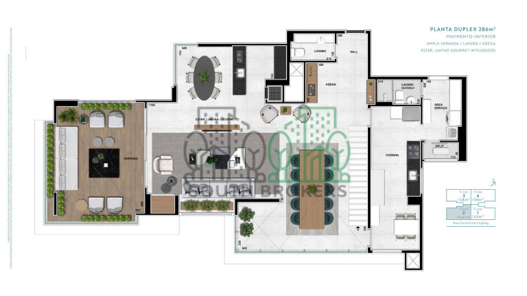 Imagem Apartamento com 3 Quartos à Venda, em água Verde - Curitiba Imagem Apartamento com 3 Quartos à Venda, em água Verde - Curitiba
