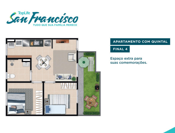 Imagem Imóvel com 2 Quartos à Venda, 45 m² em Ribeirao Verde - Ribeirão Preto