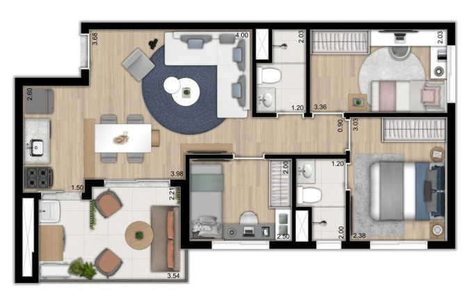 Imagem Apartamento com 3 Quartos à Venda, 59 m² em Ipiranga - São Paulo Imagem Apartamento com 3 Quartos à Venda, 59 m² em Ipiranga - São Paulo