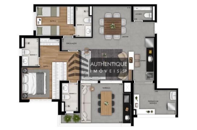 Imagem Apartamento com 3 Quartos à Venda, 106 m² em Tatuapé - São Paulo Imagem Apartamento com 3 Quartos à Venda, 106 m² em Tatuapé - São Paulo