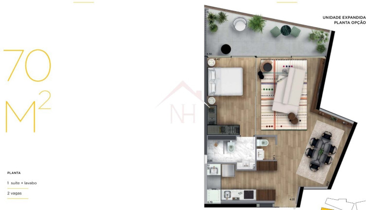 Imagem Apartamento com 1 Quarto à Venda, 70 m² em Vila Olimpia - São Paulo Imagem Apartamento com 1 Quarto à Venda, 70 m² em Vila Olimpia - São Paulo