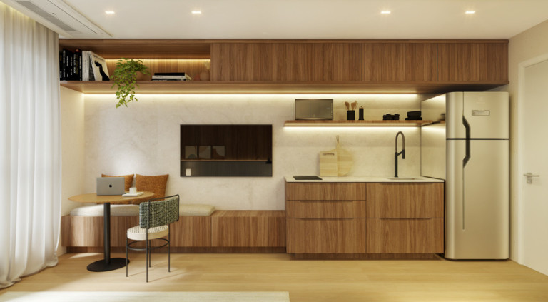 Imagem Imóvel com 1 Quarto à Venda, 25 m² em Bigorrilho - Curitiba