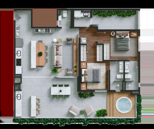 Imagem Apartamento com 3 Quartos à Venda, 180 m² em Portão - Curitiba Imagem Apartamento com 3 Quartos à Venda, 180 m² em Portão - Curitiba