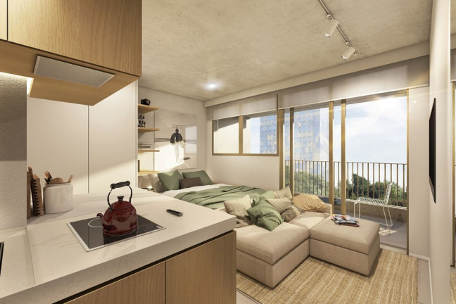 Imagem Imóvel com 1 Quarto à Venda, 31 m² em Cerqueira César - São Paulo