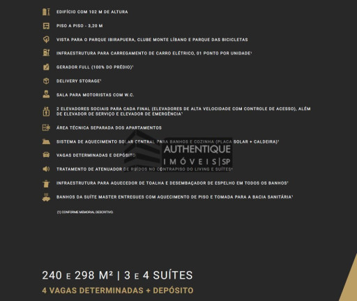 Imagem Apartamento com 4 Quartos à Venda, 298 m² em Moema - São Paulo