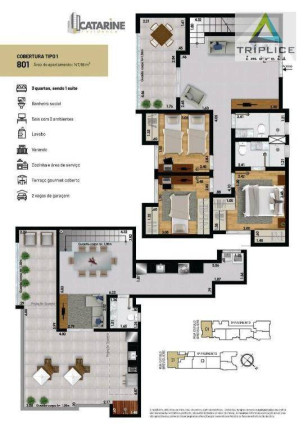 Imagem Apartamento com 2 Quartos à Venda, 59 m² em Santa Catarina - Juiz De Fora