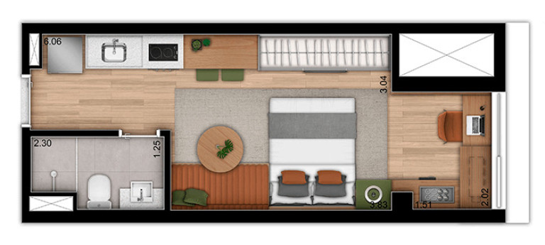 Imagem Imóvel com 1 Quarto à Venda, 27 m² em Moema - São Paulo Imagem Imóvel com 1 Quarto à Venda, 27 m² em Moema - São Paulo