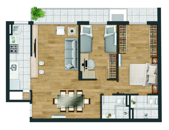 Imagem Apartamento com 2 Quartos à Venda, 69 m² em Bela Vista - Porto Alegre Imagem Apartamento com 2 Quartos à Venda, 69 m² em Bela Vista - Porto Alegre
