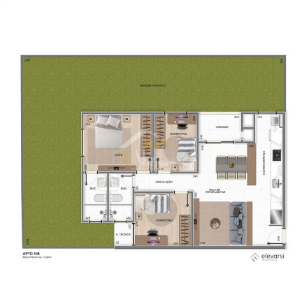 Imagem Apartamento com 2 Quartos à Venda, 62 m² em Centro - Pinhais Imagem Apartamento com 2 Quartos à Venda, 62 m² em Centro - Pinhais